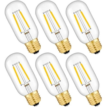 Dimmable T45 Filament Light Bulb E26 Medium Base Lamp 4 Pcs Antique Style Light Bulbs,4 Pack 400LM 6 Watt LED Light Bulb,2700K Warm White Culver Led T45 Vintage Edison LED Bulb Dimmable T45 Filament Light Bulb E26 Medium Base Lamp 4 Pcs Antique Style Light Bulbs,4 Pack 400LM 6 Watt LED Light Bulb,2700K Warm White Culver Led T45 Vintage Edison LED Bulb
